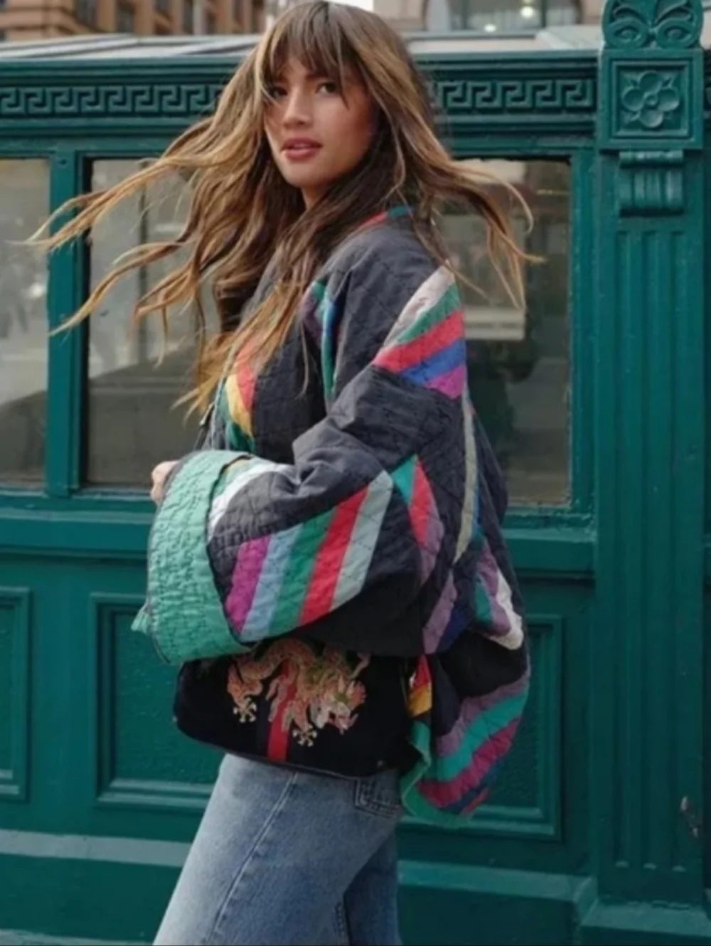 Color Block Jacket - Picture 5 of 6